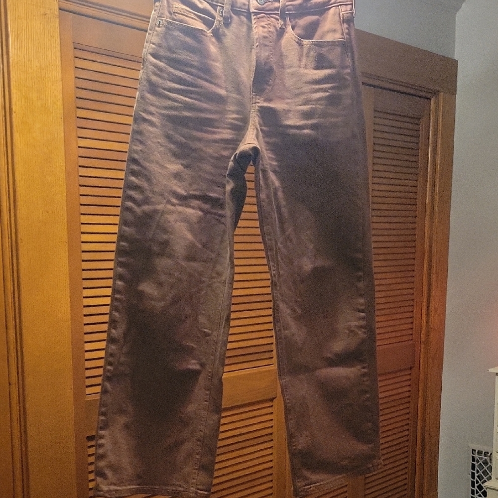 Old Navy Women's Brown Wide-Leg Jeans